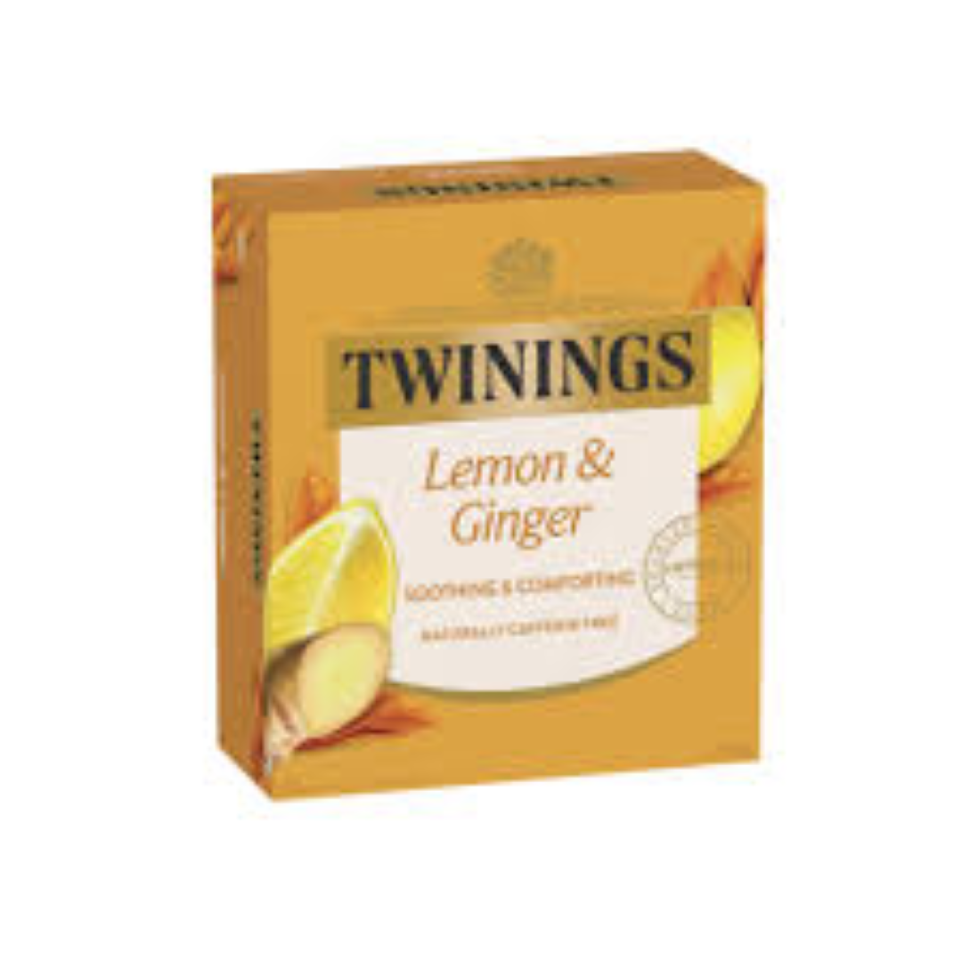 TWININGS LEMON & GINGER 80S